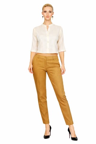CIGARETTE PANT MUSTARD
